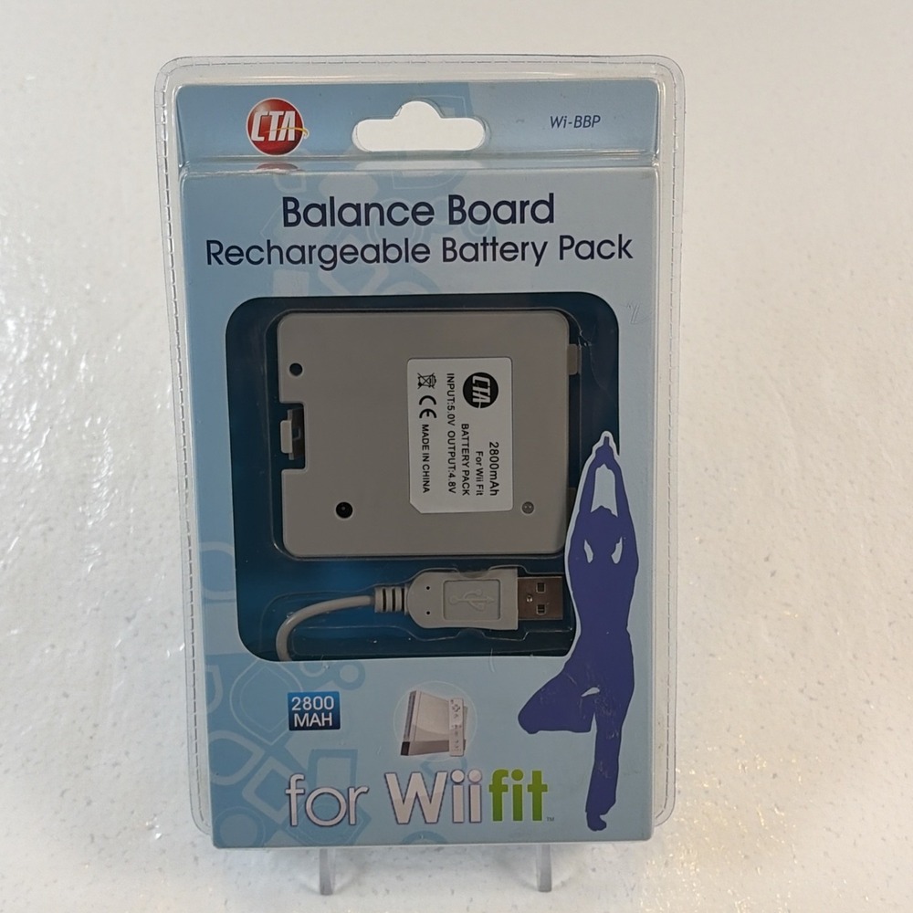 CTA Balance Board Rechargeable Battery Pack 2800 MAH for Wii fit Wi-BBP Sealed
